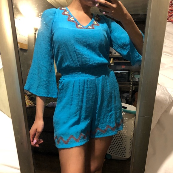 GB Boho Romper💙 - Picture 4 of 8